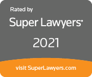 Rated by Super Lawyers, 2021, visit SuperLawyers.com